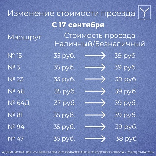 В Саратове с завтрашнего дня подорожает проезд