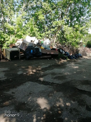 Саратовские дворы заваливает мусором из-за бездействия "Ситиматика"