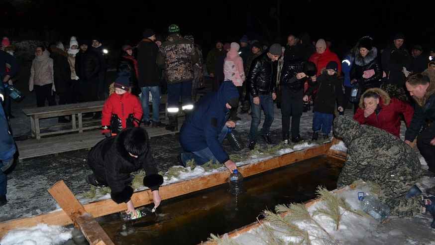 В Саратовской области 19 января проходят Крещенские купания