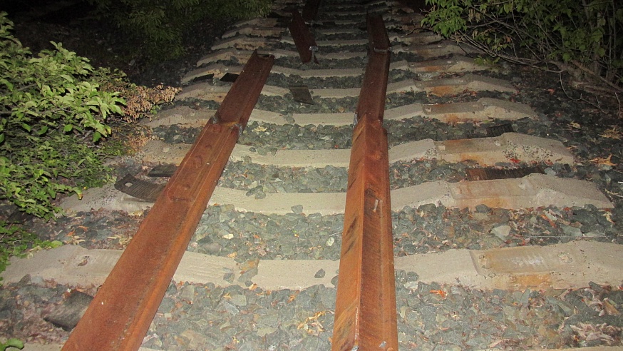 Двое саратовцев украли 200 метров железнодорожных рельс