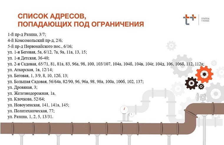 Тысячам саратовцев на два дня отключат отопление и горячую воду
