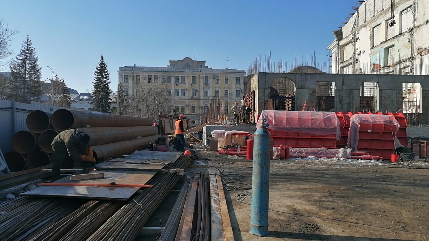 В Саратове возобновились работы на стройплощадке театра оперы и балета