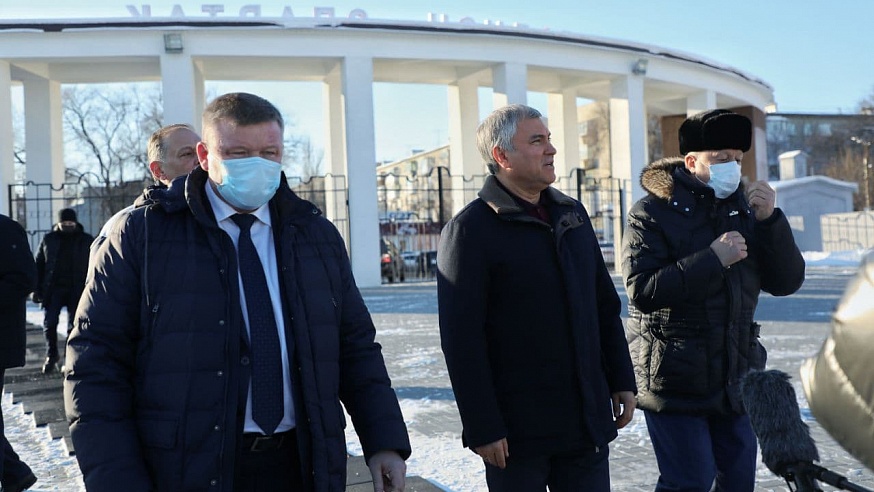 Володин остался недоволен ходом реконструкции стадиона "Спартак" в Саратове