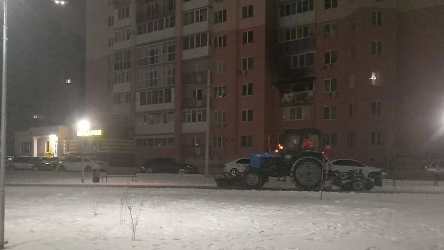 За ночь на дороги Саратова и области высыпали 41 тонну чистого хлорида