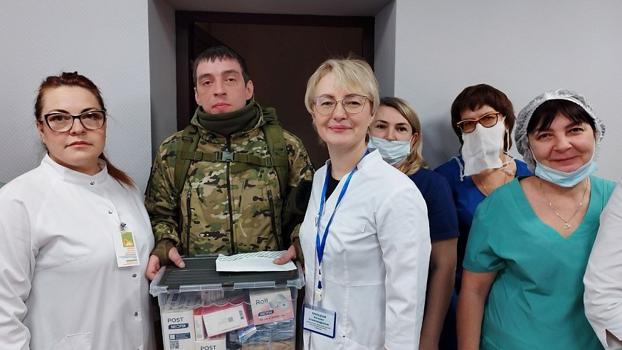 Сотрудник детской больницы Саратова отправился в зону СВО