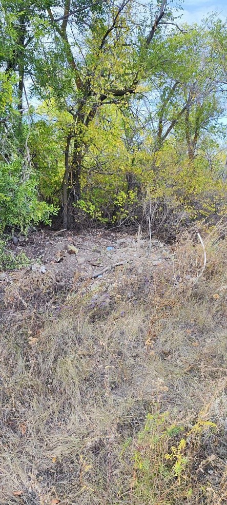 В Саратове около аэроклуба Гагарина неизвестные складировали строительный мусор