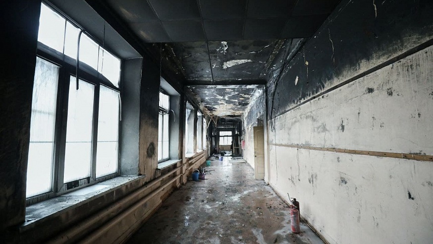Пожар в школе №18. Ученики будут доучиваться в здании лицея №37