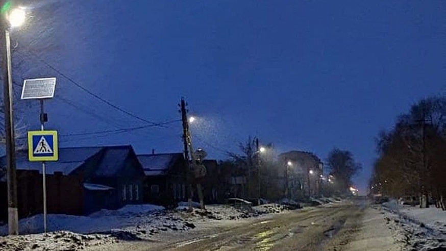Николай Панков: В Пугачеве продолжаются работы по освещению улиц