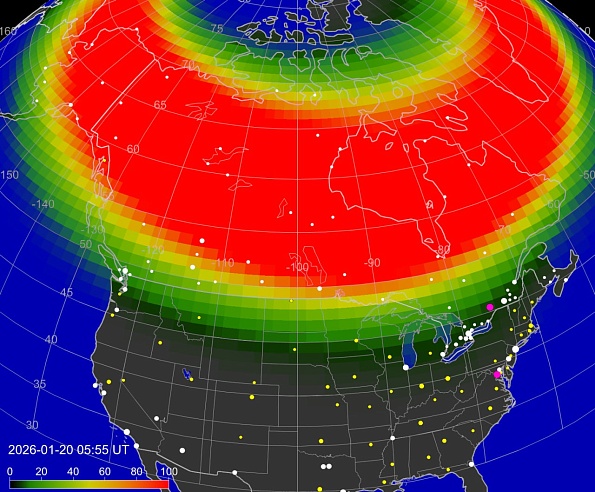 Мощная геомагнитная буря накрыла Землю ночью 