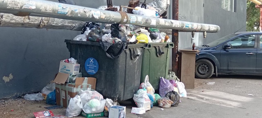 Волжский район Саратова погряз в мусоре