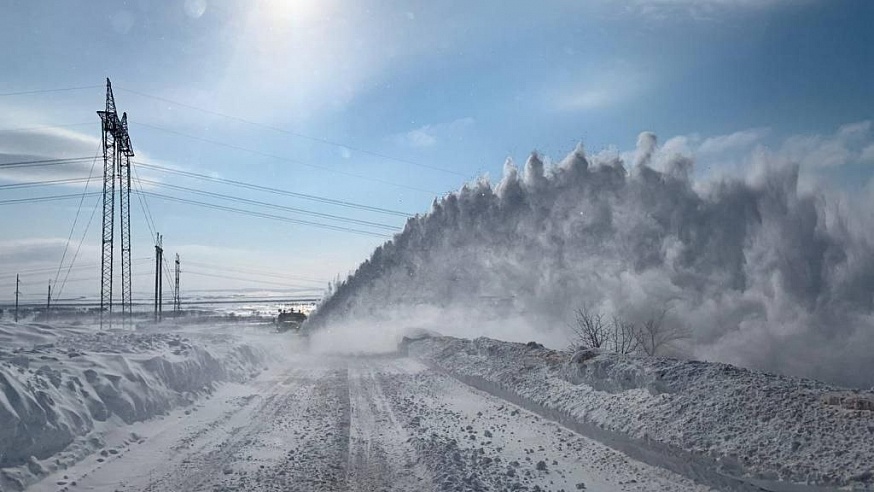 Из-за погодных условий проезд затруднен на 60 дорогах Саратовской области