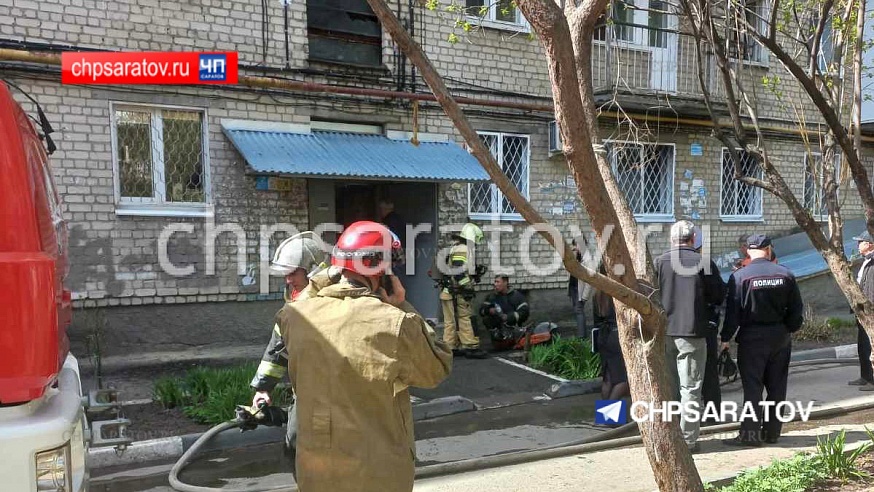 В Октябрьском районе в пожаре пострадала женщина