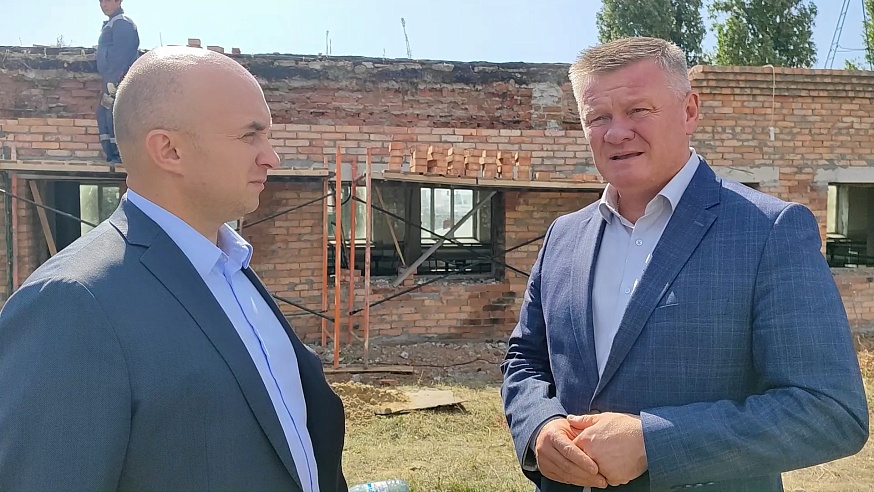 В Саратове ремонтируют одно из зданий водопроводного комплекса