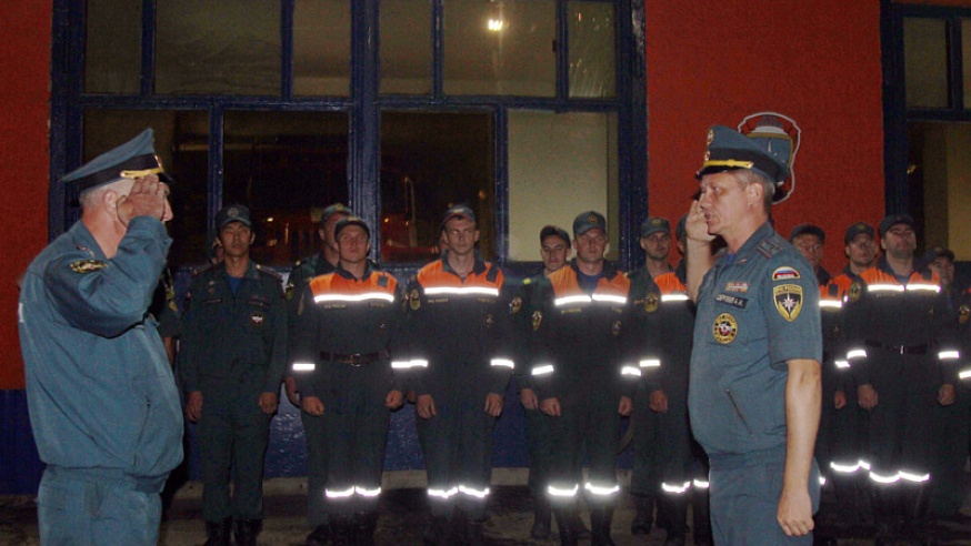 Саратовские огнеборцы отправились в Мордовию на борьбу с пожарами
