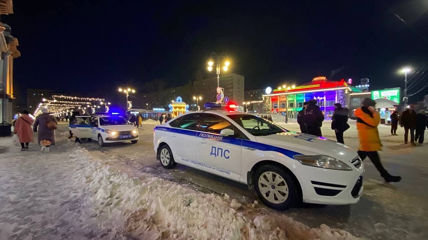 В Саратове на проспекте Кирова сбили полицейского