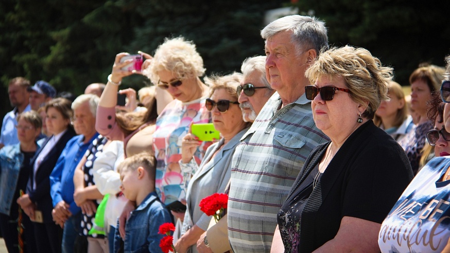В Красноармейске провели акцию "Свеча памяти" в честь погибших в Великой Отечественной войне