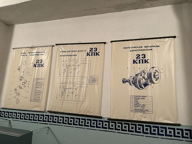 В селе под Саратовом сохранилась киноаппаратная советских времен