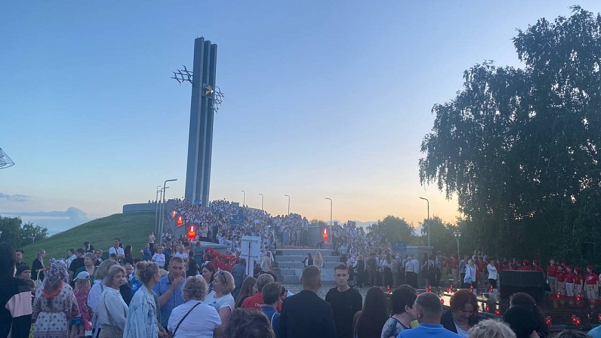 Накануне Дня памяти и скорби на Соколовой горе прошел митинг-концерт 