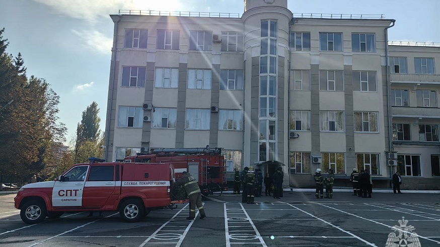 В Саратове горел один из корпусов "политеха"