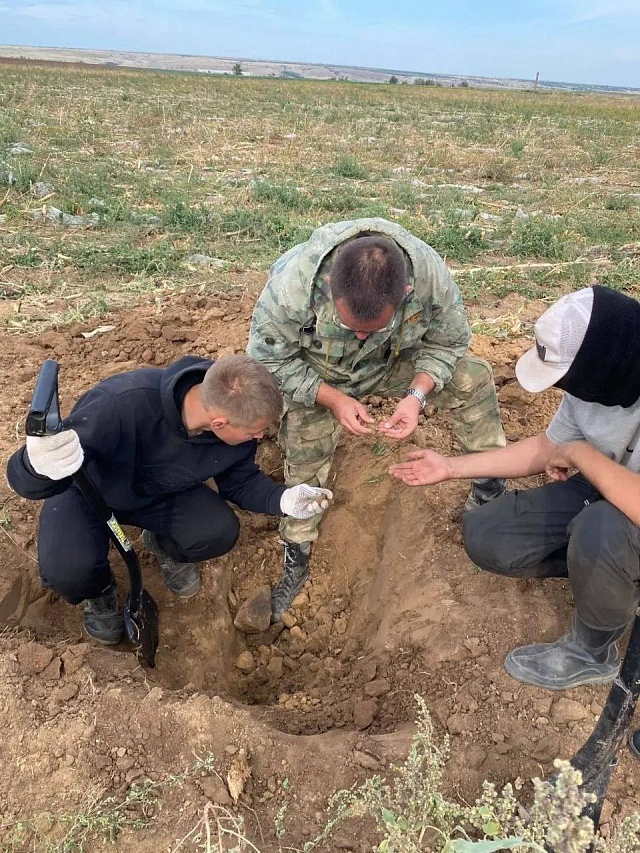 Саратовские поисковики подняли останки 24 советских воинов