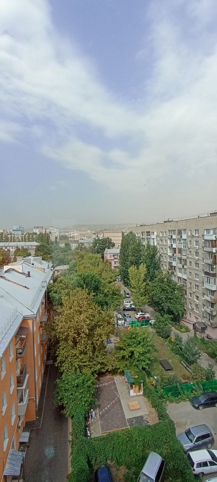 Саратовцы заметили над городом явление, напоминающее пыльную бурю