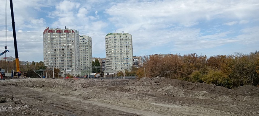 В Саратове на "Стрелке" перешли к завершающим работам