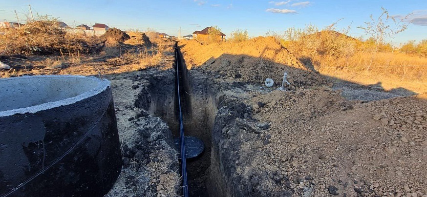 В Энгельсском районе продолжают укладывать водоводы