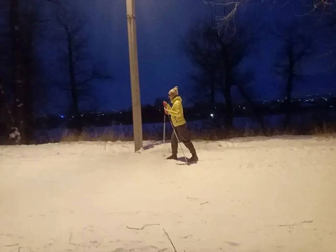 В Энгельсе открыли трассу для лыжников