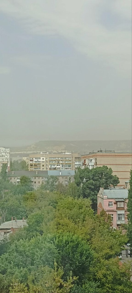 Саратовцы заметили над городом явление, напоминающее пыльную бурю