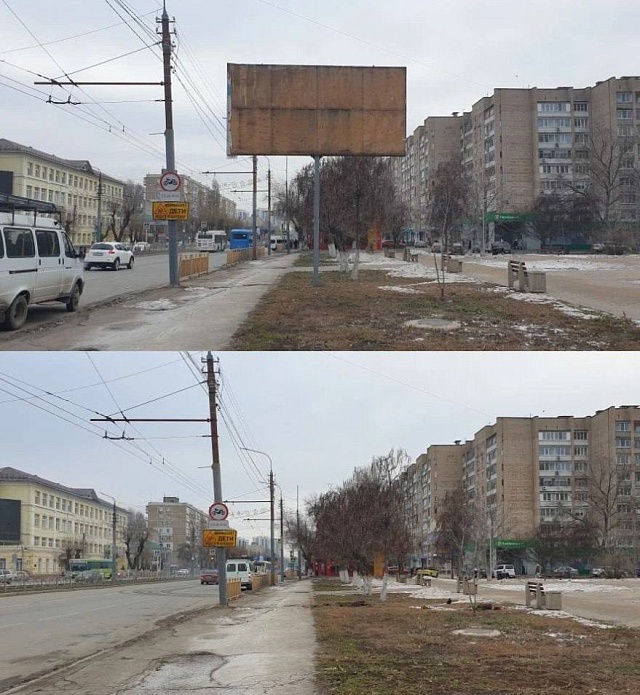 В Энгельсе продолжают очищать улицы от "визуального шума"