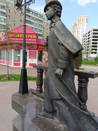 В Энгельсе вандалы сломали трость у памятника Александру Пушкину