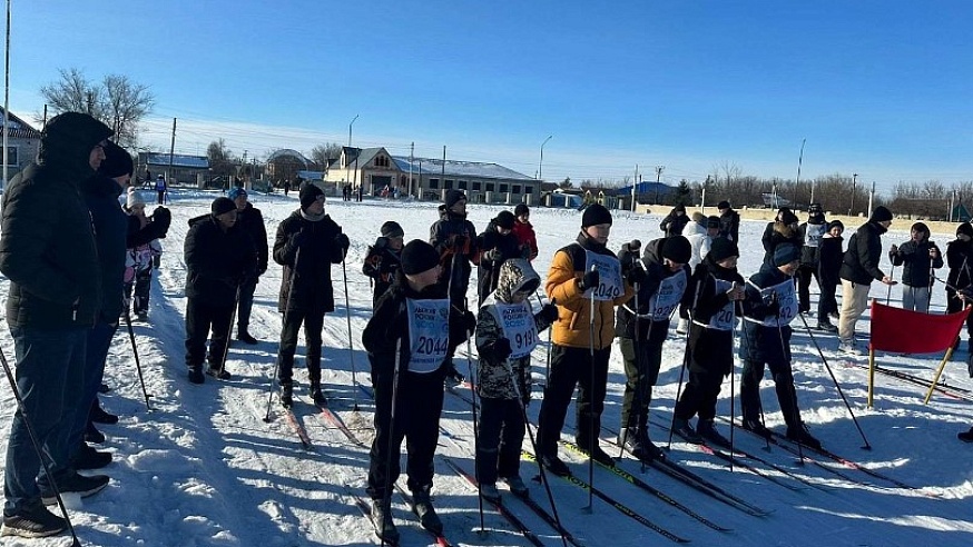 Под Саратовом школьники состязались в лыжных гонках