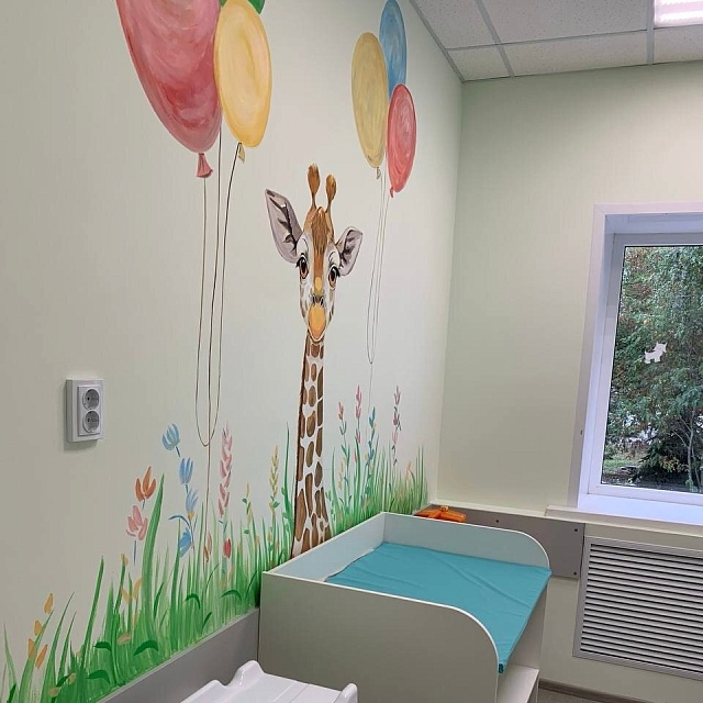 Завершен капремонт педиатрического отделения Лысогорской районной больницы