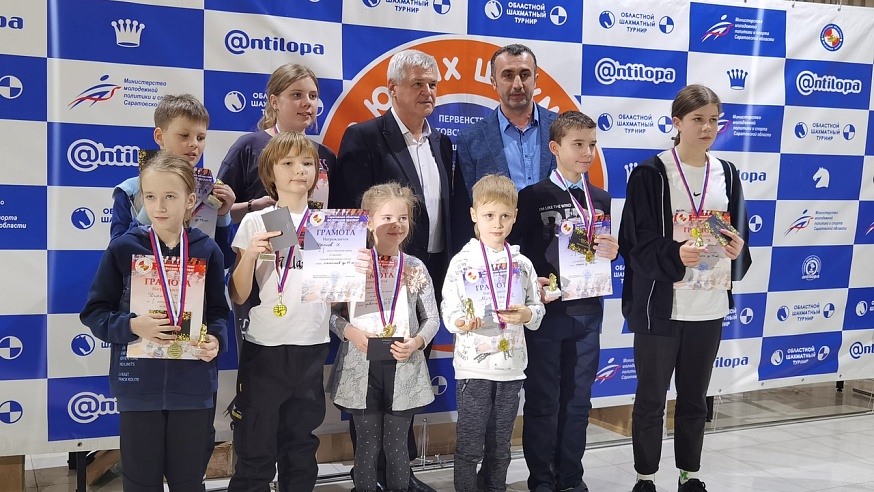 В Саратове прошел первый этап Детского Кубка области по шахматам
