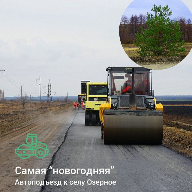 Саратовцам рассказали, где в области находится "самая новогодняя дорога"