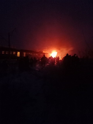 В Саратовской области горела электричка