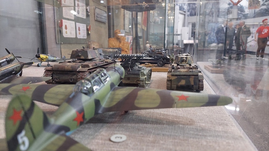 В саратовском музее представили макет Сталинградской битвы