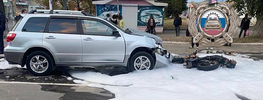 В Балашове 13-летний водитель мотоцикла госпитализирован после столкновения с иномаркой