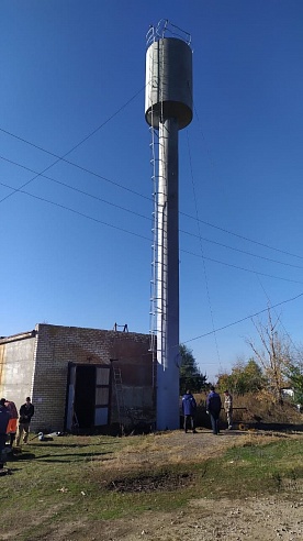 В селе Маянга установлена новая водонапорная башня