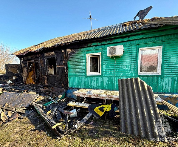 Под Балашовом частный дом сгорел из-за проблем с проводкой