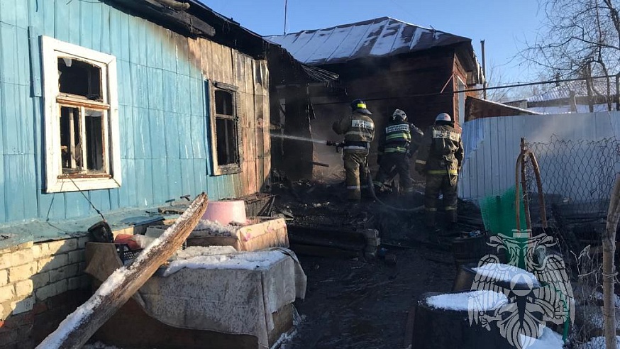 В Аткарске в пожаре погибли мужчина и женщина 