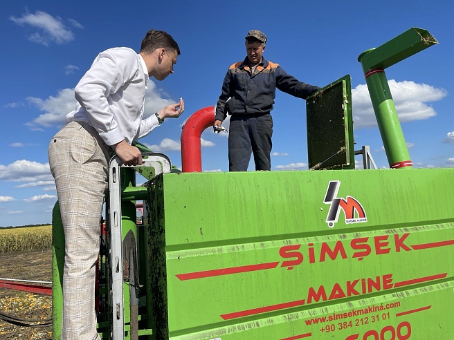 В Петровском районе начали уборку "грызовой" тыквы