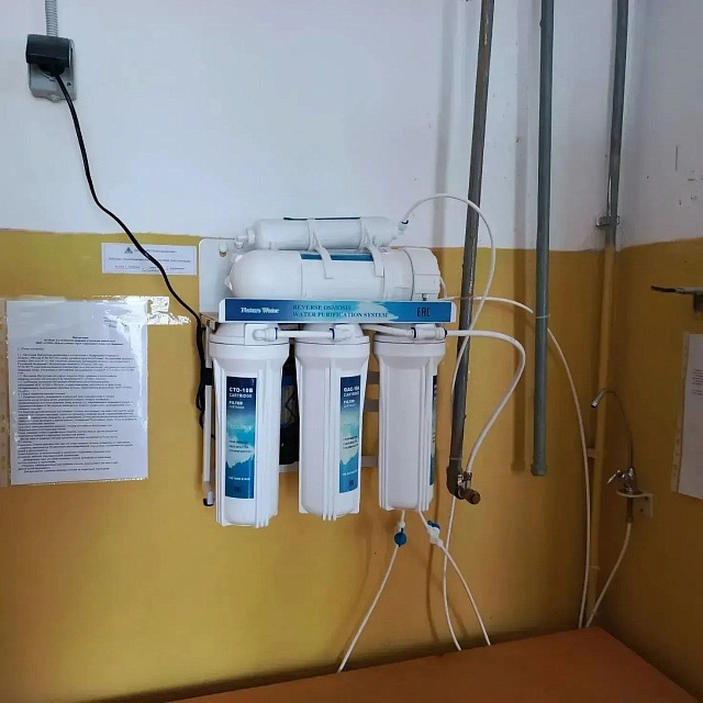 В трех школах Татищевского района улучшили качество воды