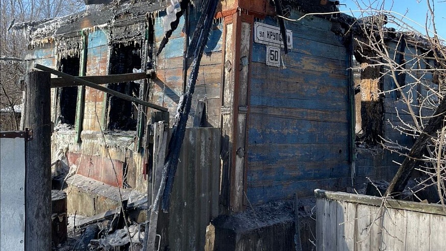 На пожарах в Саратовской области погибли два пенсионера