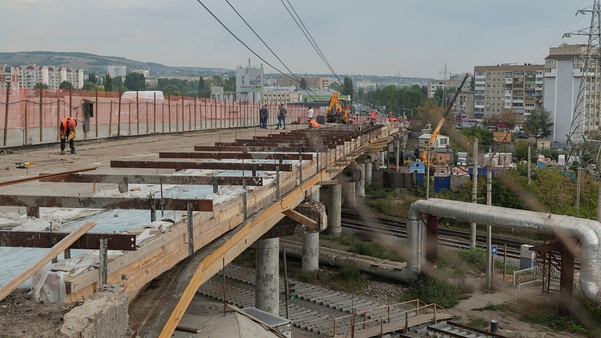 Алтынский путепровод в Саратове обещают открыть к концу года 