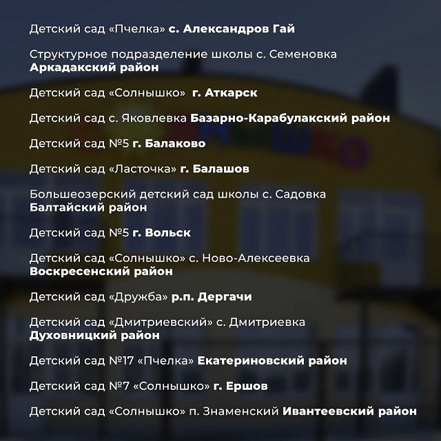 Бусаргин рассказал, какие детские сады отремонтируют в 2026 году