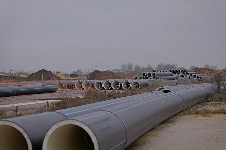 На месте старого аэропорта в Саратове строят микрорайон для 30 тысяч жителей