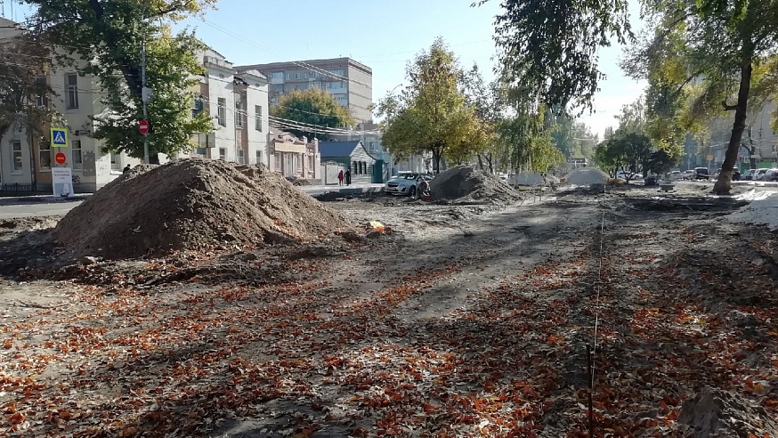 Реконструкцию бульвара на Рахова закончат к Новому году