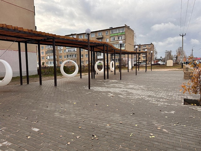 В Базарном Карабулаке обустроили две общественные территории