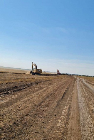 Панков: Строительство объездной дороги на трассе Саратов-Озинки - работы в разгаре